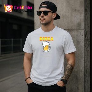 Tricou Bere Mic Dejun Campionilor, din bumbac 100%, tricou alb, Dama | Barbat