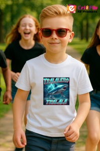 Tricou Bootleg Brainrot ** Tralalero Tralala Copii | Dama | Barbat - Img 5