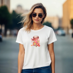 Tricou Borcan cu bomboane - Copii | Dama | Barbat - Img 8