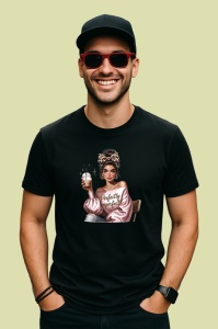 Tricou Boss girl perfectly imperfect, boss girl perfect de imperfecta, Copii | Dama | Barbat , tricou negru - Img 4