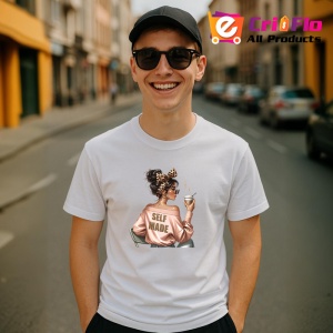 Tricou boss girl self made, boss girl facuta prin forte proprii, Copii | Dama | Barbat - Img 6