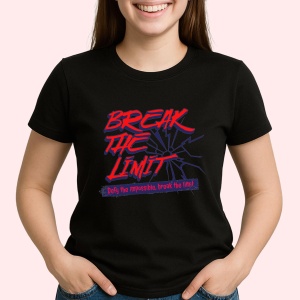Tricou Break The limit Negru, Copii | Dama | Barbat - Img 2