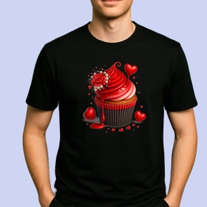 Tricou Briosa rosie Negru, Copii | Dama | Barbat - Img 2