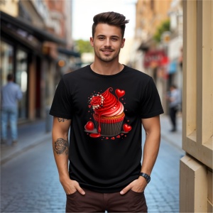 Tricou Briosa rosie Negru, Copii | Dama | Barbat - Img 8