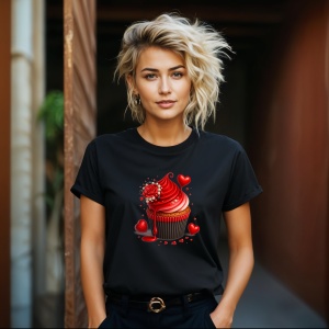 Tricou Briosa rosie Negru, Copii | Dama | Barbat - Img 12