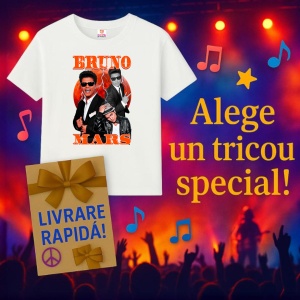 Tricou Bruno Mars, muzica EDM / Pop / Electropop, Dama | Barbat | Copii - Img 9