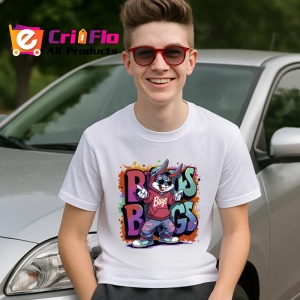 Tricou Bugs Bunny vibes graffiti cu fundal alb Copii | Dama | Barbat Barbat - Img 6