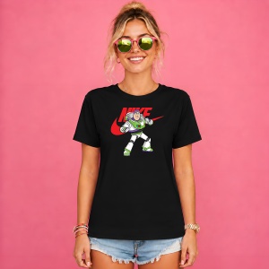Tricou Buzz Lightyear Ranger Spatial Erou Urban Street Fashion, din bumbac 100%, tricou negru, Copii | Dama | Barbat - Img 2