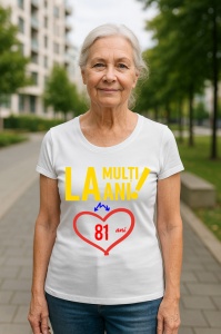 Tricou Cadou 81 ani - Cadou aniverasare Damă