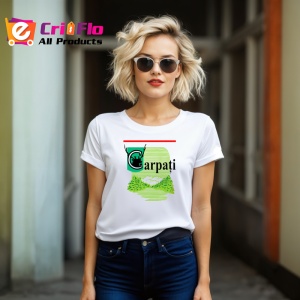 Tricou carpati tigari romanesti ambalaj vintage cu cerb, Copii | Dama | Barbat - Img 11