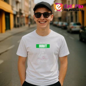 Tricou Cel Mai Iubit Fin Mesaj, din bumbac 100%, tricou alb, Dama | Barbat - Img 3