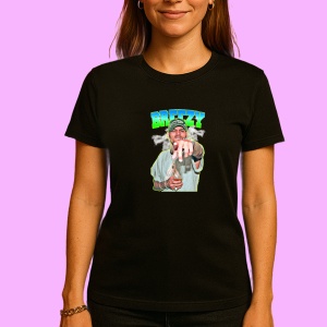 Tricou Chris Brown - Green Point, muzica Hip-Hop / Trap, Dama | Barbat | Copii, Culoare Negru