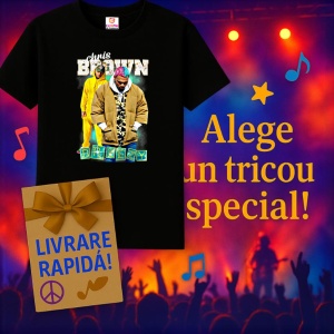 Tricou Chris Brown - Two Outfits, muzica Hip-Hop / Trap, Dama | Barbat | Copii, Culoare Negru - Img 11