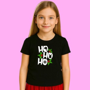 Tricou Christmas Holly Decoration, din bumbac 100% Copii | Dama | Barbat - Img 3