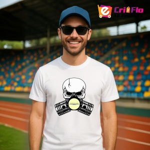 Tricou Chrysler Skull Pistons | Unisex Dama si Barbat - Img 2