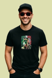 Tricou Chucky Lozano Mexic Extrema Fotbal, din bumbac 100%, tricou negru Copii | Dama | Barbat - Img 2