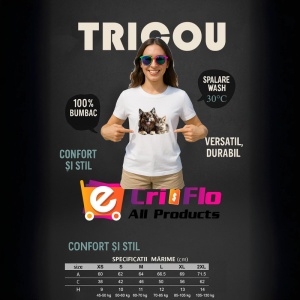 Tricou Ciobanesc German si pisica tigrata moment de relaxare Copii | Dama | Barbat Barbat - Img 9