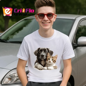 Tricou Ciobanesc Romanesc si pisica roscata legatura calda Copii | Dama | Barbat Barbat - Img 6
