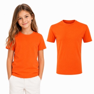 Tricou copii 100% bumbac,pentru fete și băieți 160 gm/², 32 nuanțe, mărimi 4–12 ani - Img 23