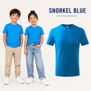 Tricou Copii Basic Malfini – 100% Bumbac, Mânecă Scurtă, 33 Culori pentru Fete și Băieți, Calitate Premium - Img 36