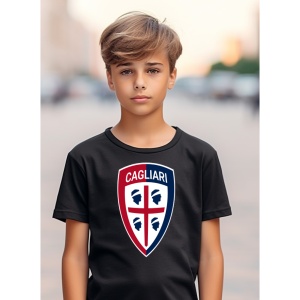 Tricou copii Cagliari Calcio din bumbac 100% - Img 7