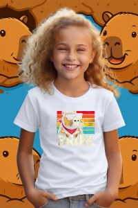 Tricou copii Capybara - Bruh stil gta - Img 2
