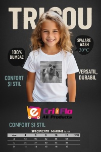Tricou copii Capybara - Cute selfie - Img 4