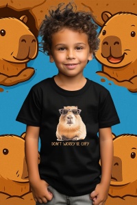 Tricou copii Capybara - Nu iti fa griji - Img 2