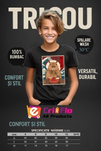Tricou copii Capybara - Ramen japonez - Img 6