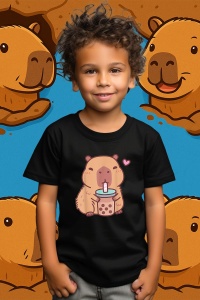 Tricou copii Capybara - stil Anime