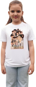 Tricou copii cu formatia BAEKHYUN EXO 2 , din bumbac 100% - Img 3