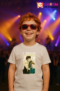 Tricou copii cu formatia G-DRAGON , din bumbac 100%