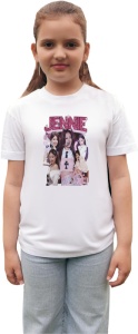 Tricou copii cu formatia JENNIE BACK , din bumbac 100% - Img 3