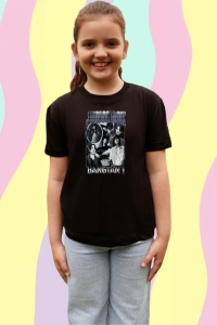 Tricou copii cu formatia JUNGKOOP BANGTAN , din bumbac 100% - Img 3
