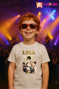 Tricou copii cu formatia LISA GOLD , din bumbac 100% - Img 9