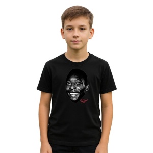 Tricou Copii cu Fotbalistul Edson Arantes do Nascimento - Brazil