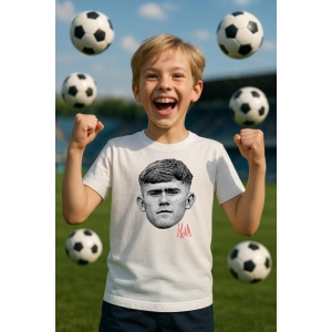 Tricou Copii cu Fotbalistul Lewis Hall - Newcastle United - Img 6