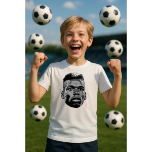 Tricou Copii cu Fotbalistul Paul Pogba Juventus
