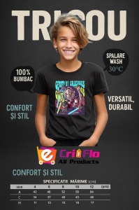 Tricou Copii din bumbac 100%, personalizat cu personajul General Grievous - Img 9