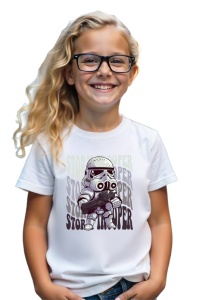 Tricou Copii din bumbac 100%, personalizat cu personajul Storm Trooper 1 - Img 2