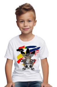 Tricou copii din bumbac 100% Rap Music Lover, cu imprimeu pentru copii, îmbrăcăminte confortabilă, modă copii, cadou ideal
