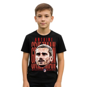 Tricou Copii din bumbac cu fotbalistul Antoine Griezmann-Atletico Madrid - Img 2