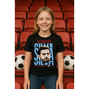 Tricou Copii din bumbac cu fotbalistul David Josue Jimenez Silva-(Retired) - Img 5