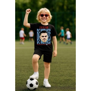 Tricou Copii din bumbac cu fotbalistul Ederson Santana de Moraes-Manchester City - Img 5