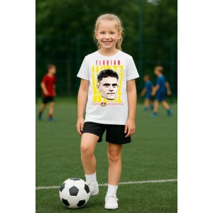 Tricou Copii din bumbac cu fotbalistul Florian Richard Wirtz-Bayer Leverkusen - Img 8