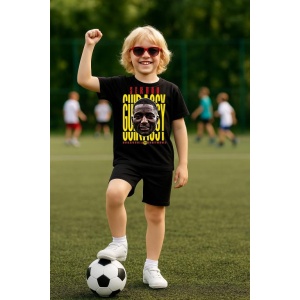 Tricou Copii din bumbac cu fotbalistul Serhou Yadaly Guirassy-Borussia Dortmund - Img 5
