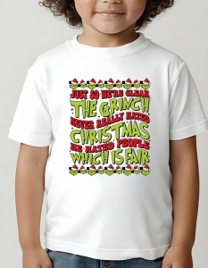 Tricou copii - Grinch never Hates - Crăciun, modă, stil, cadouri, sărbători, festiv - Img 2
