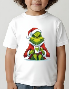 Tricou copii - MORNING COFFEE GRINCH - Img 2