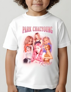 Tricou copii - Park Chaeyoung Rose - KPOP, stil, muzică, idol, cultură, pop, trendy, grup, fanbase, Korea - Img 2