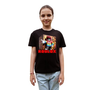 Tricou Copii Roblox Aruncatorul De Lava din bumbac 100%